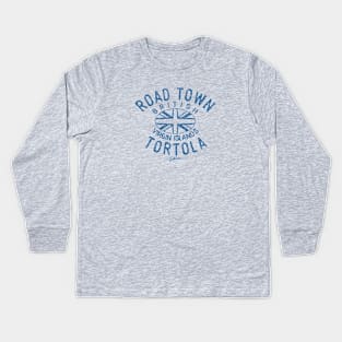 Road Town, Tortola, British Virgin Islands Kids Long Sleeve T-Shirt